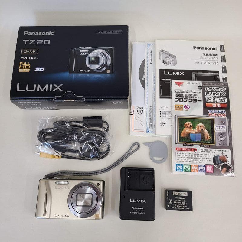 【美品】パナソニック Panasonic LUMIX DMC-TZ20 ゴールド