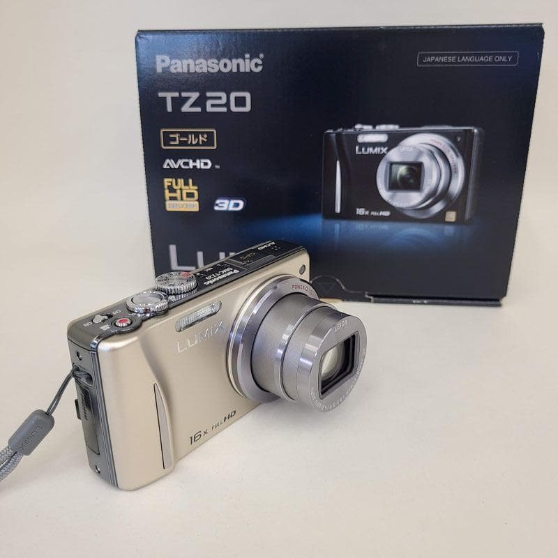 【美品】パナソニック Panasonic LUMIX DMC-TZ20 ゴールド