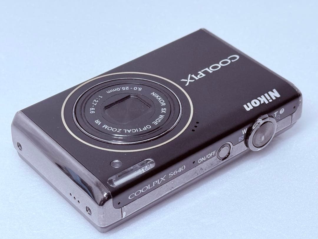 Nikon COOLPIX S640 ブラック 動作確認済 コンデジ レトロ