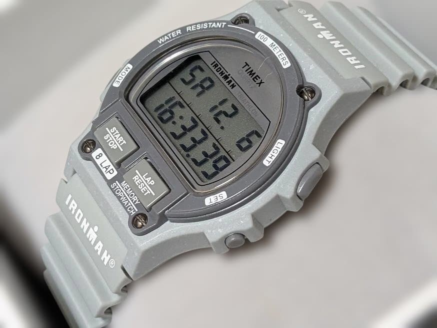 TIMEX IRONMAN ®8LAP W5M54500SW稼働品