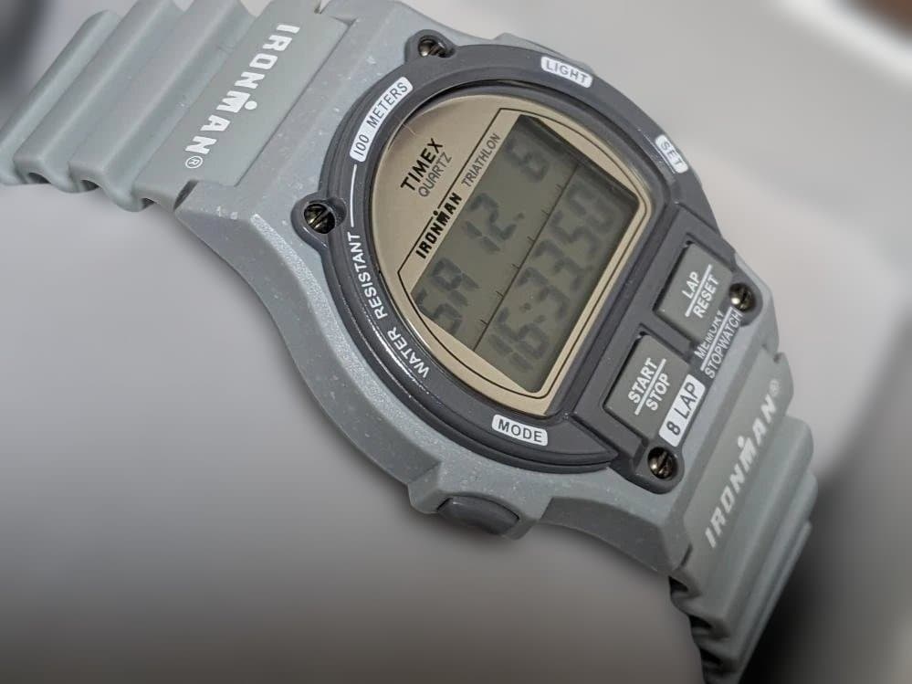 TIMEX IRONMAN ®8LAP W5M54500SW稼働品