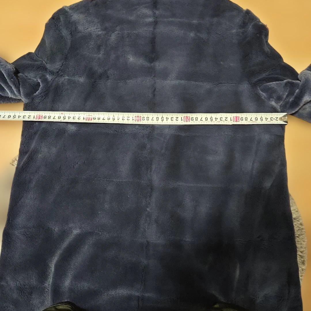 CBF FOURREUR ウィーゼル シルク100% ダッフル コート