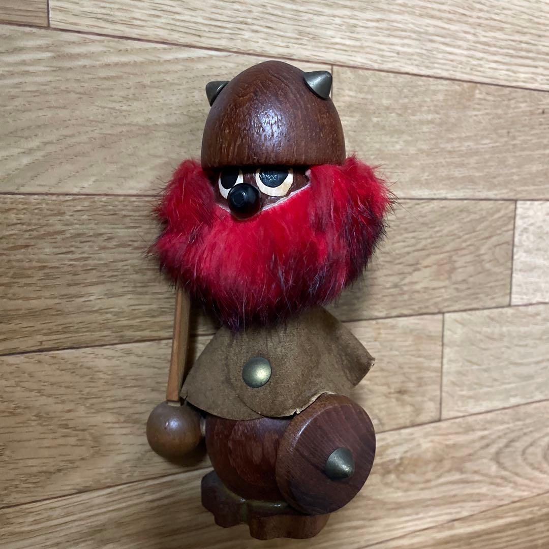 ヴィンテージ　ノギンス人形北欧 デンマーク　バイキング　3体セット