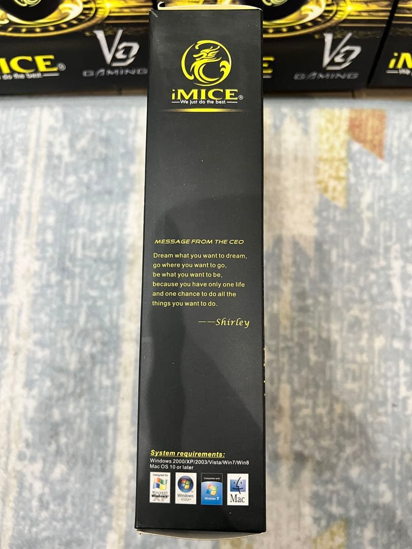 【10個】ゲーミングマウス iMICE V9 7ボタン 4000DPI 光学式