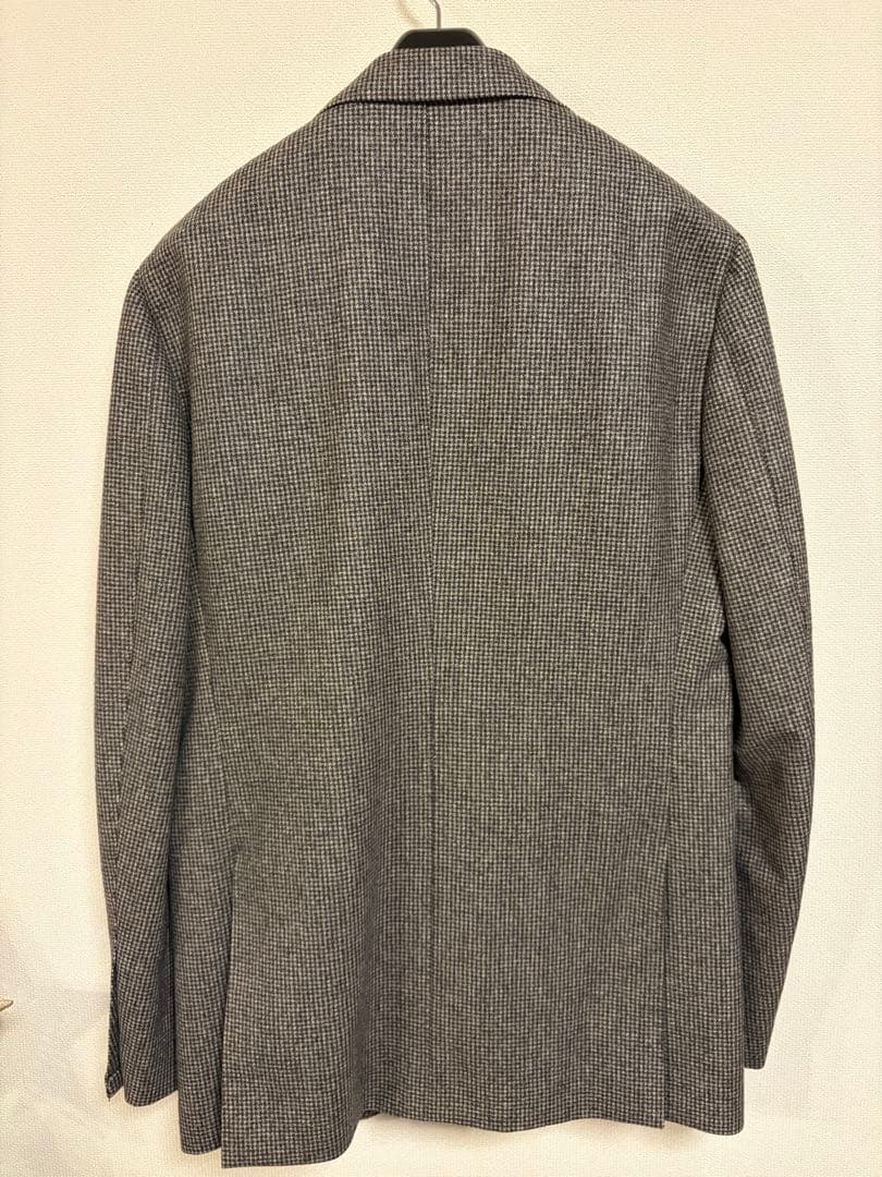 BEAMS F ブラウン系チェックジャケット