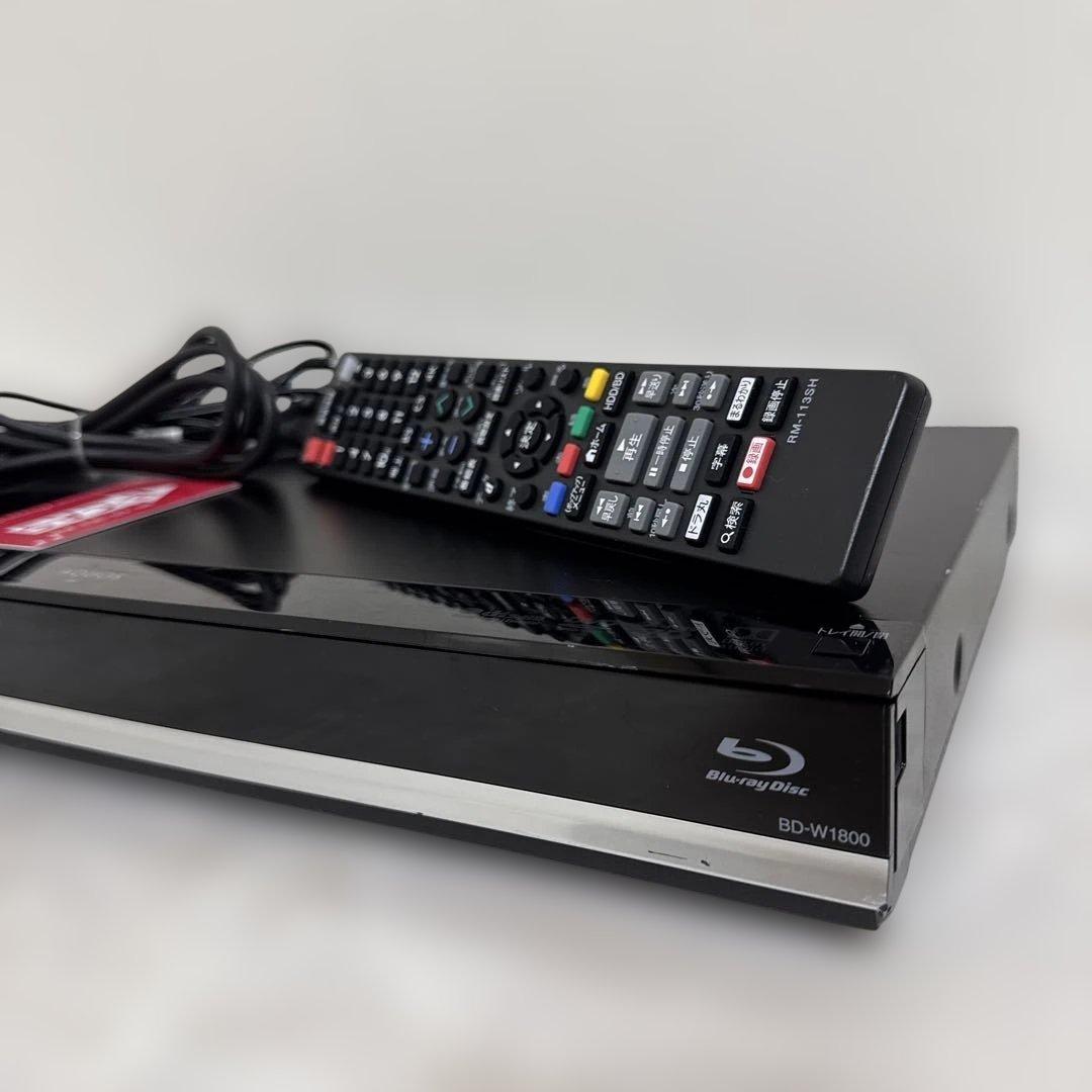 SHARP AQUOS 1TB 2チューナー ブルーレイレコーダー スマホ対応