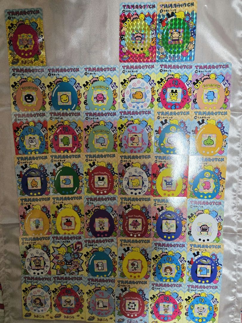 【計139枚】たまごっち　カードダス　シールダス　当時物