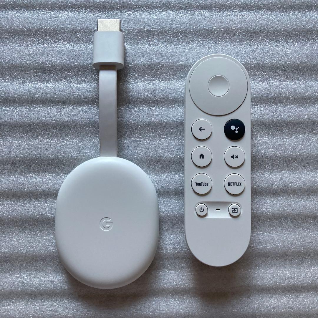 中古 Chromecast with Google TV 4K スノー
