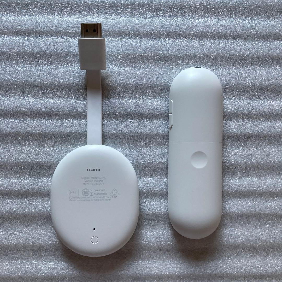 中古 Chromecast with Google TV 4K スノー