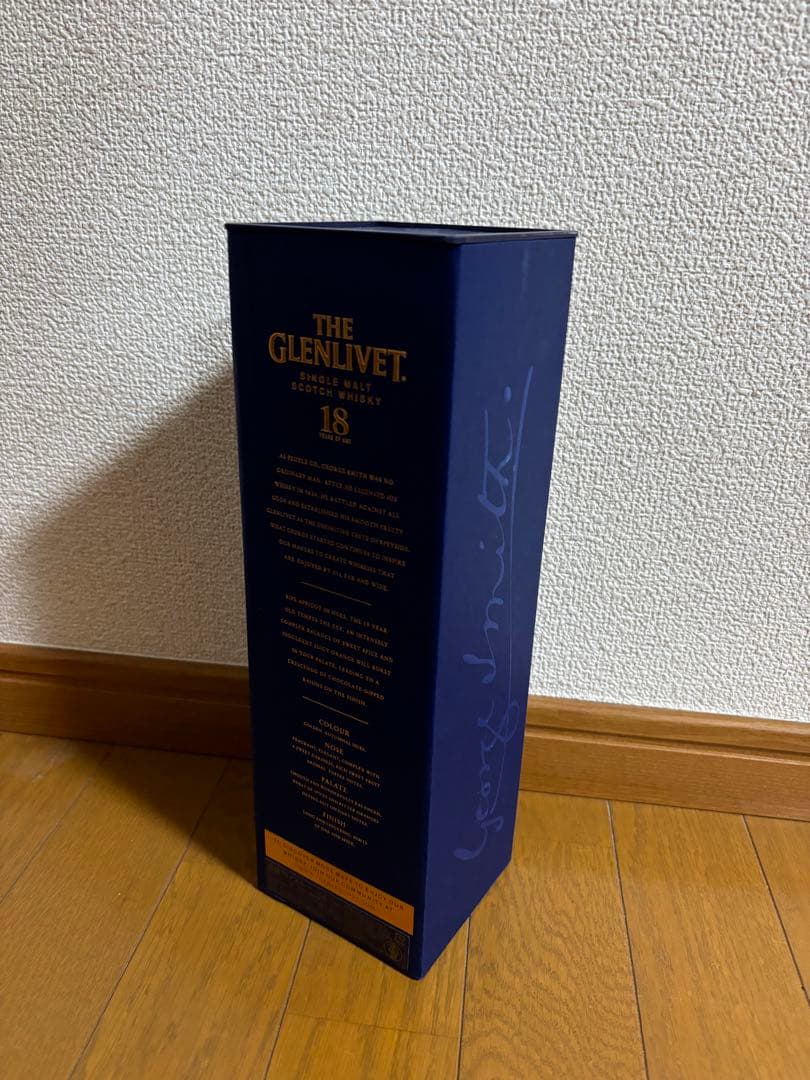 新品　THE GLENLIVET 18年 シングルモルトウイスキー 700ml