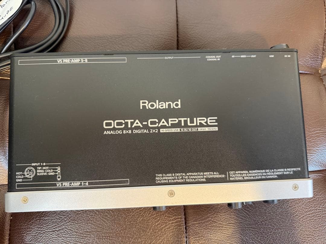美品　Roland OCTA-CAPTURE オーディオインターフェイス「宅録」