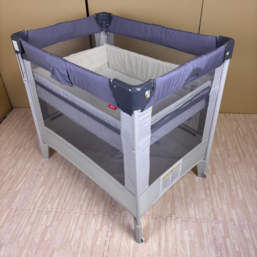 極上クリーニング済　☆美品☆　アップリカ　ココネル　エアー　AB　グレーベアー