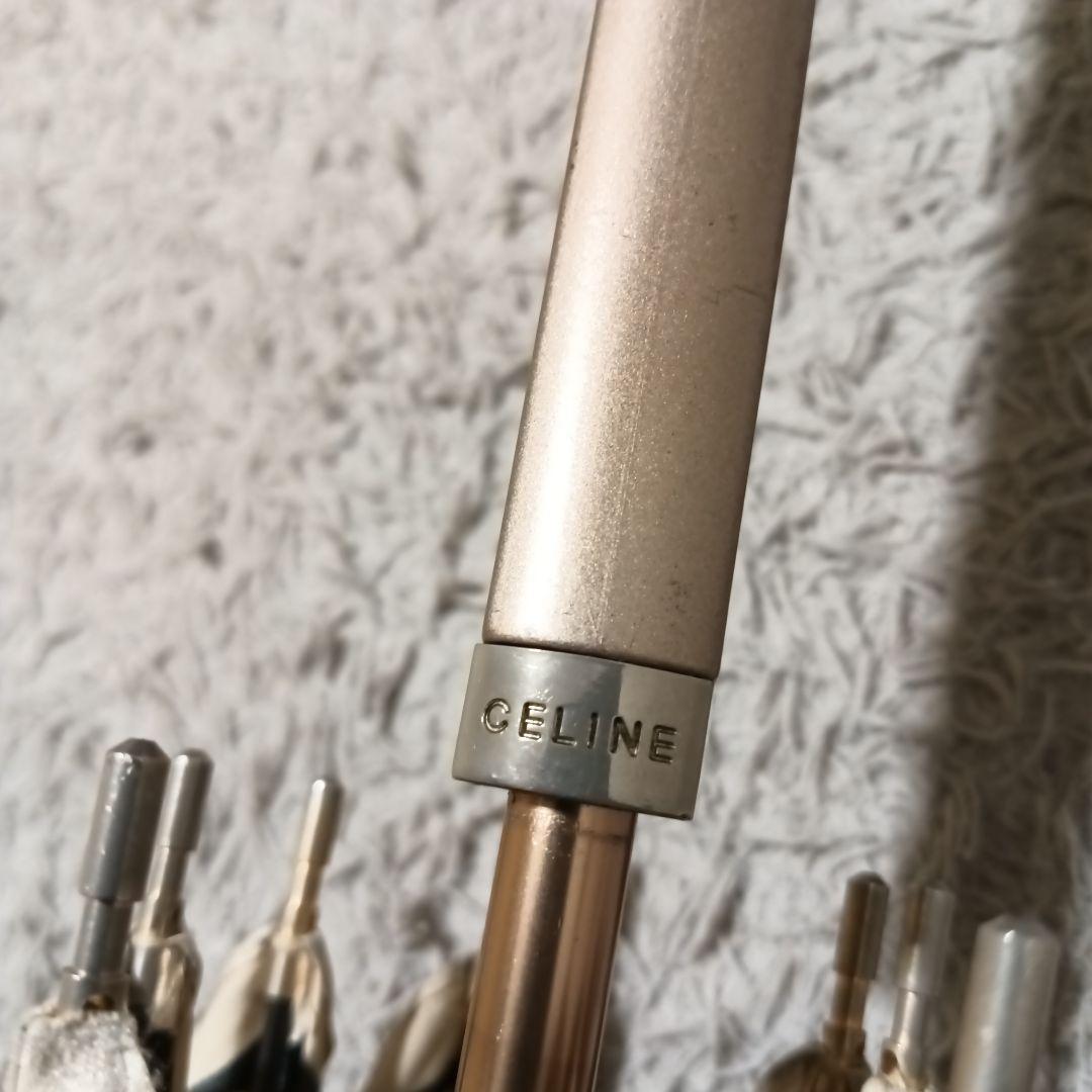 セリーヌ　晴雨兼用 長傘 マカダム柄