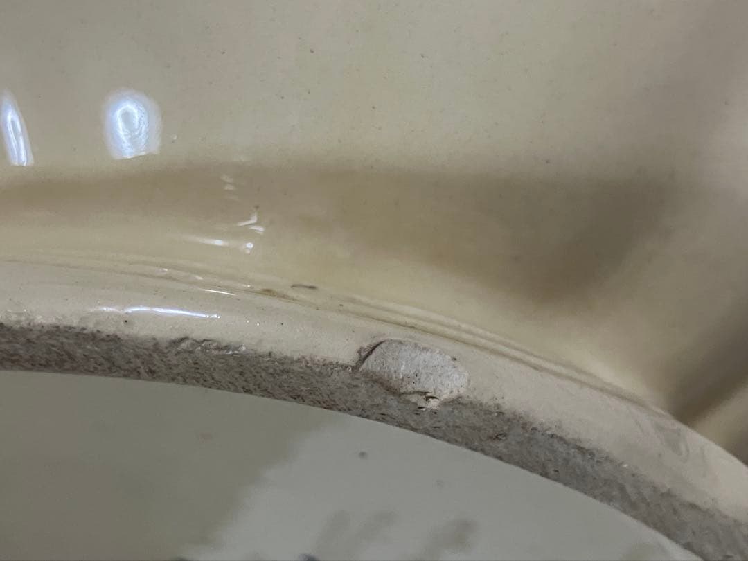 フランスアンティーク　￼サルグミンヌ　カフェポット　花リム