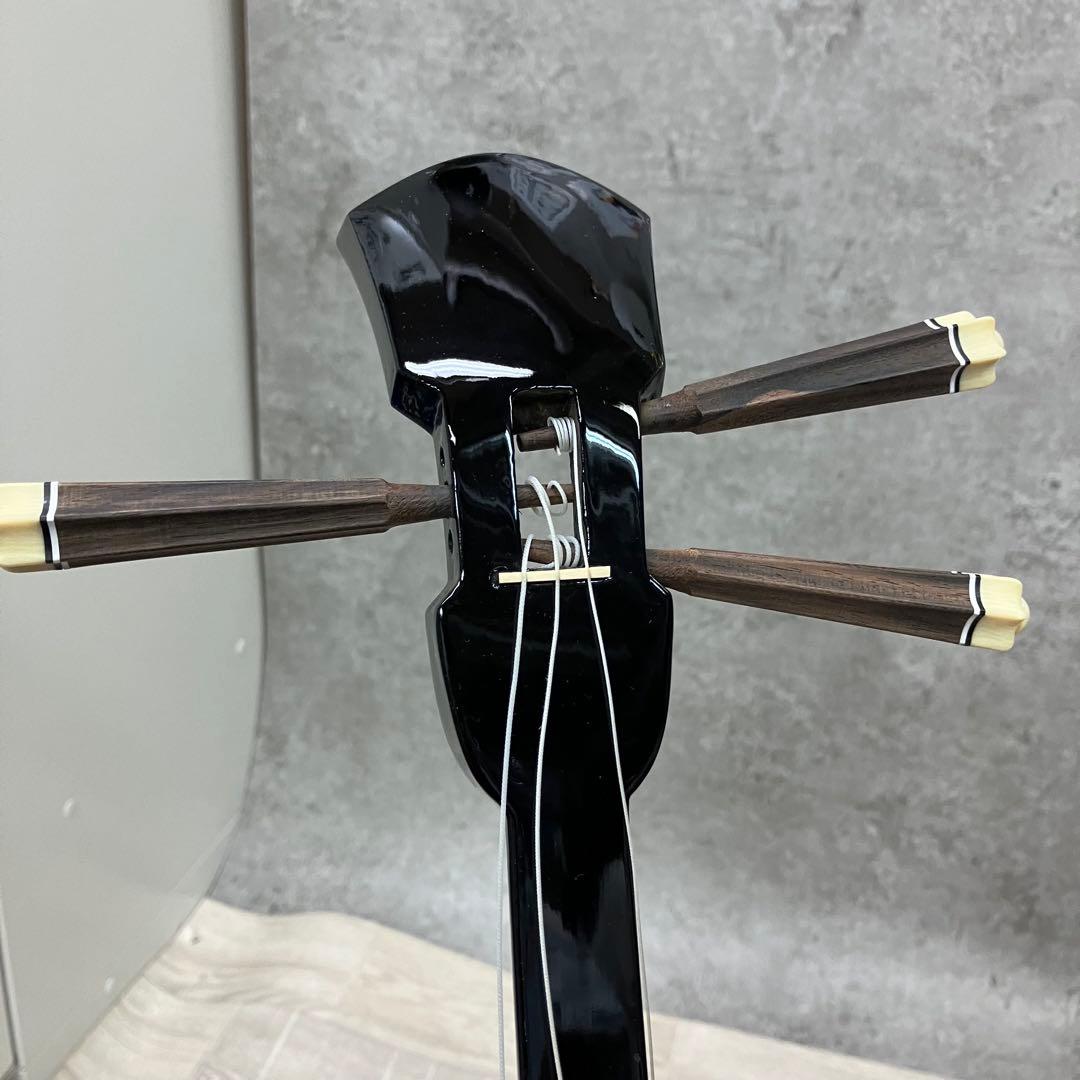 の*け様 三線　沖縄三線？　ハードケース付き　完全ジャンク　【27383969】