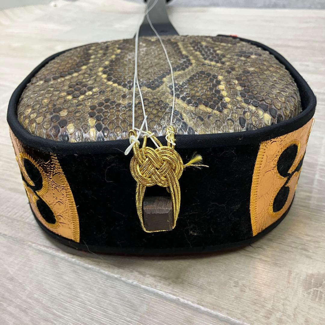 の*け様 三線　沖縄三線？　ハードケース付き　完全ジャンク　【27383969】