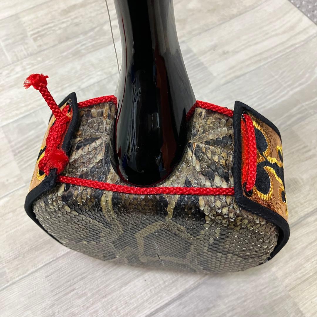 の*け様 三線　沖縄三線？　ハードケース付き　完全ジャンク　【27383969】