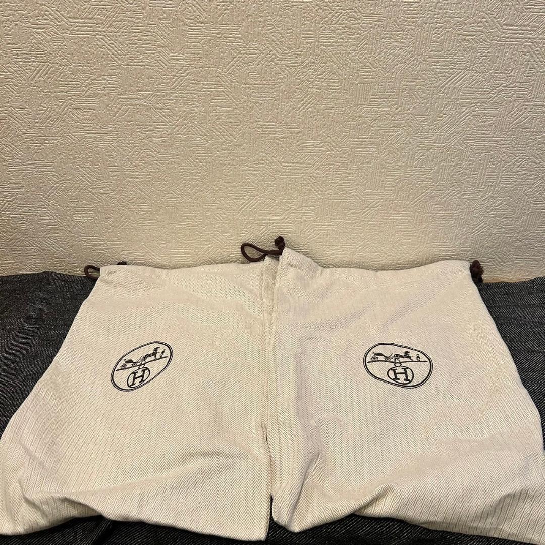 HERMES エルメス 純正 ショップ保存袋 まとめ売り 巾着 ベージュ 11枚