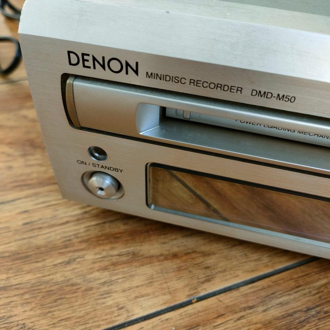 DENON MDデッキ DMD-M50 デノン 通電確認済み MD再生OK