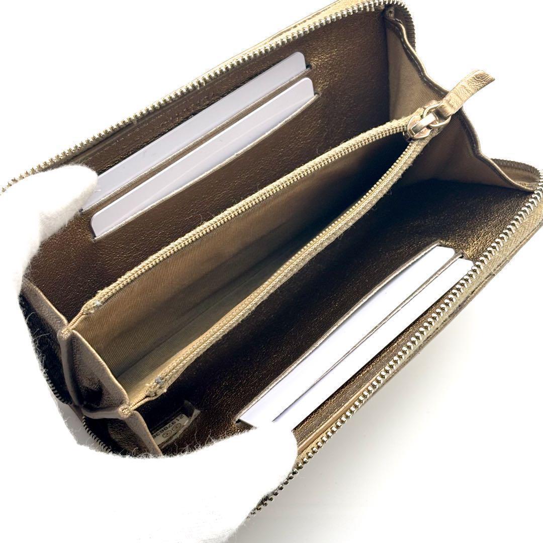 【極美品✨】シャネル 財布 ダイヤモンドココ ジップ ミディアム