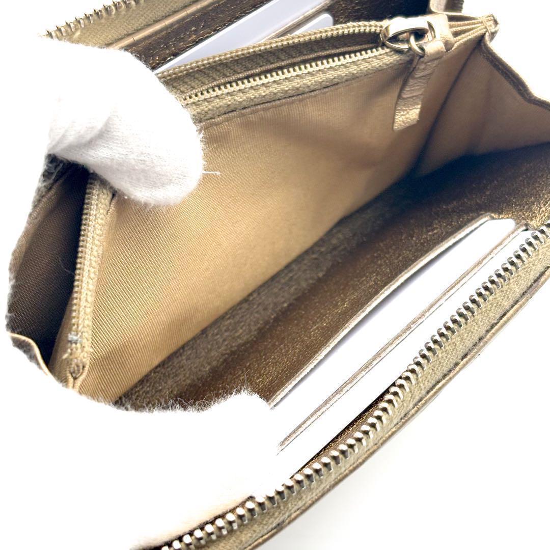 【極美品✨】シャネル 財布 ダイヤモンドココ ジップ ミディアム