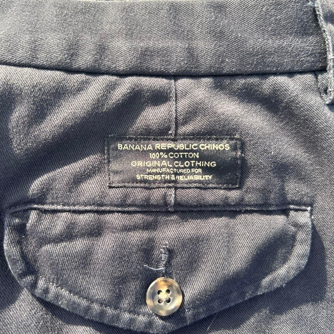 極太 2tuck BLACK 90s BANANA REPUBLIC US規格