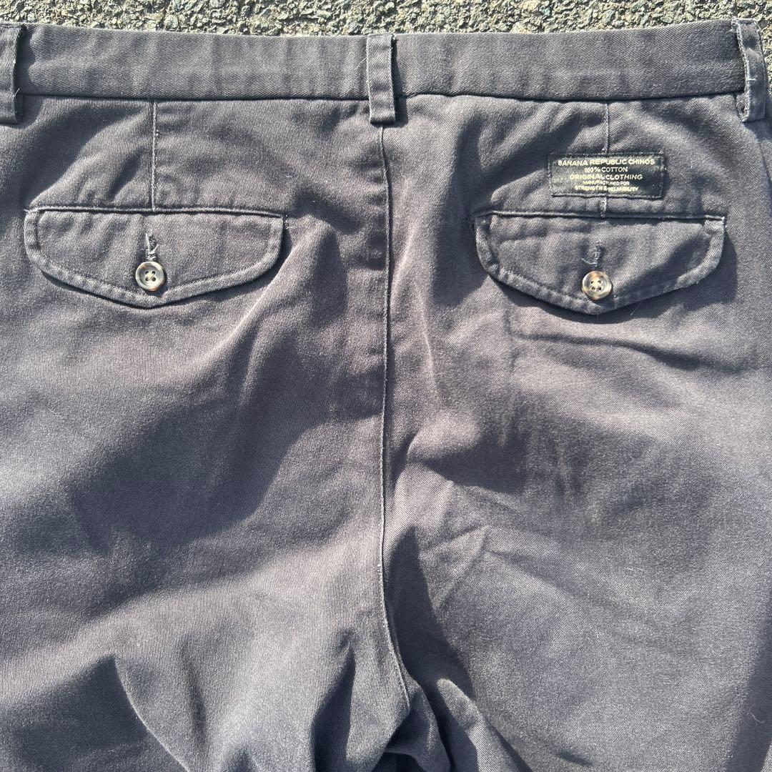 極太 2tuck BLACK 90s BANANA REPUBLIC US規格
