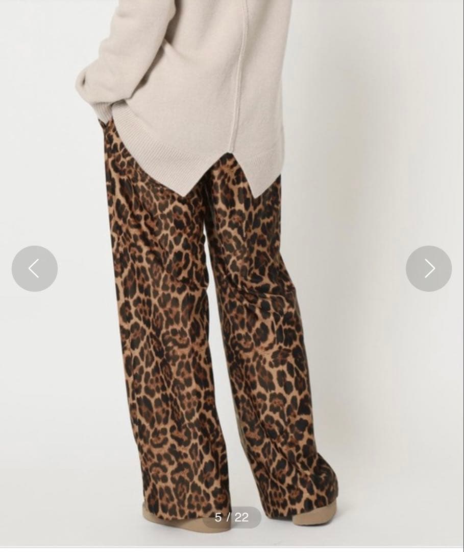 Deuxieme Classe レオパードパンツ