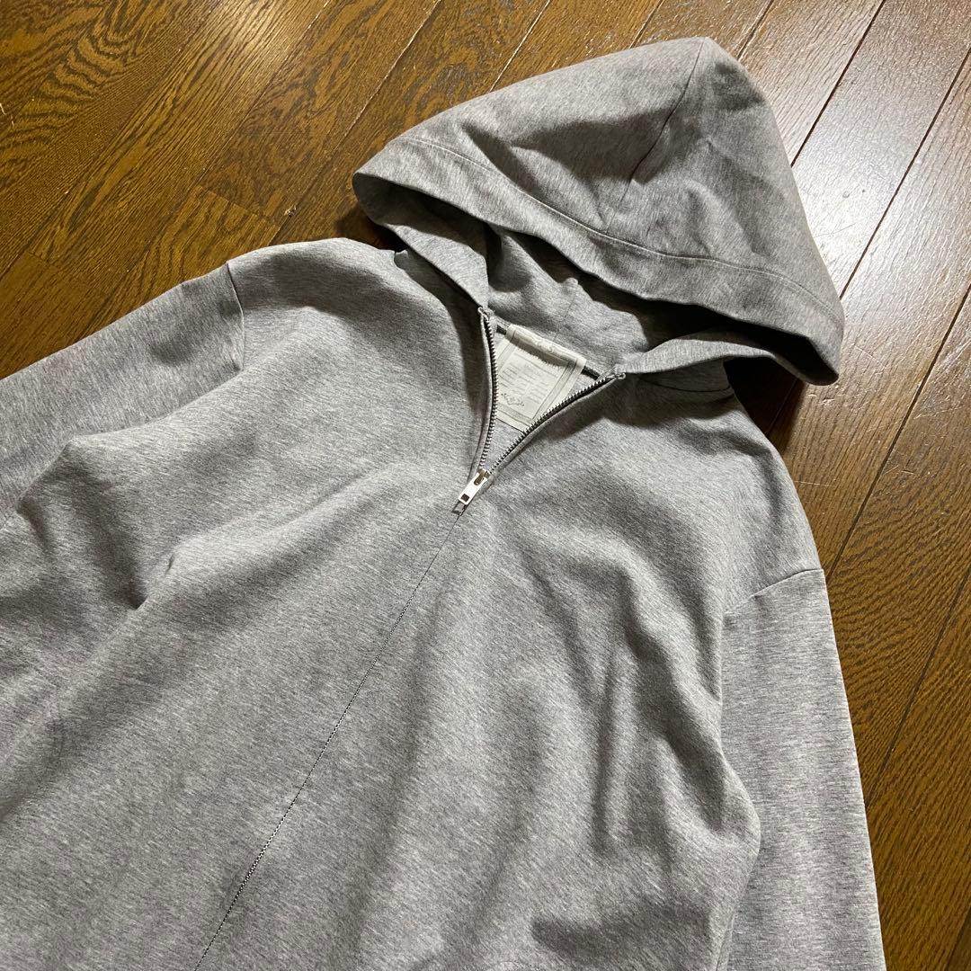 【BEARDSLEY】Aラインジップアップパーカー フレア 新品 グレー