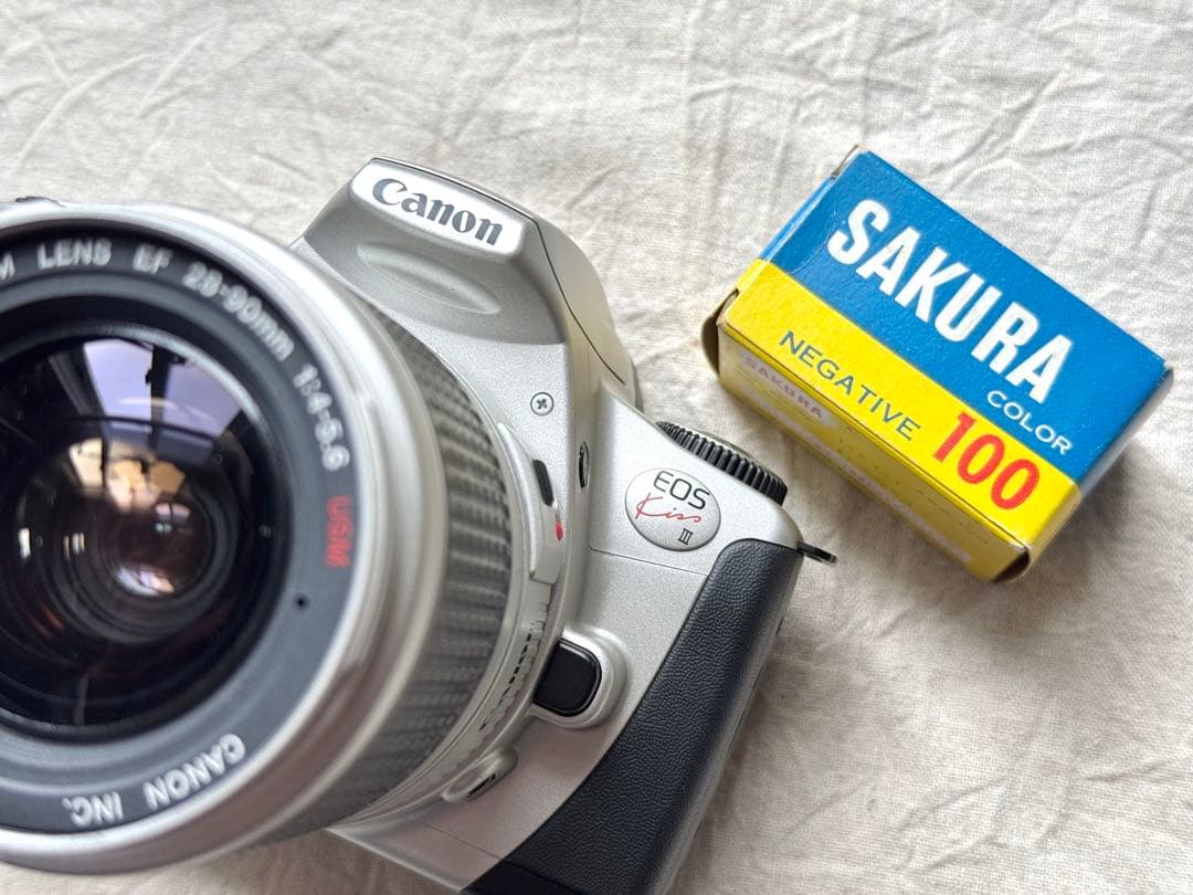 ⌘完動品！ 作例あり、電池付き！ Canon EOS kiss Ⅲ USM⌘