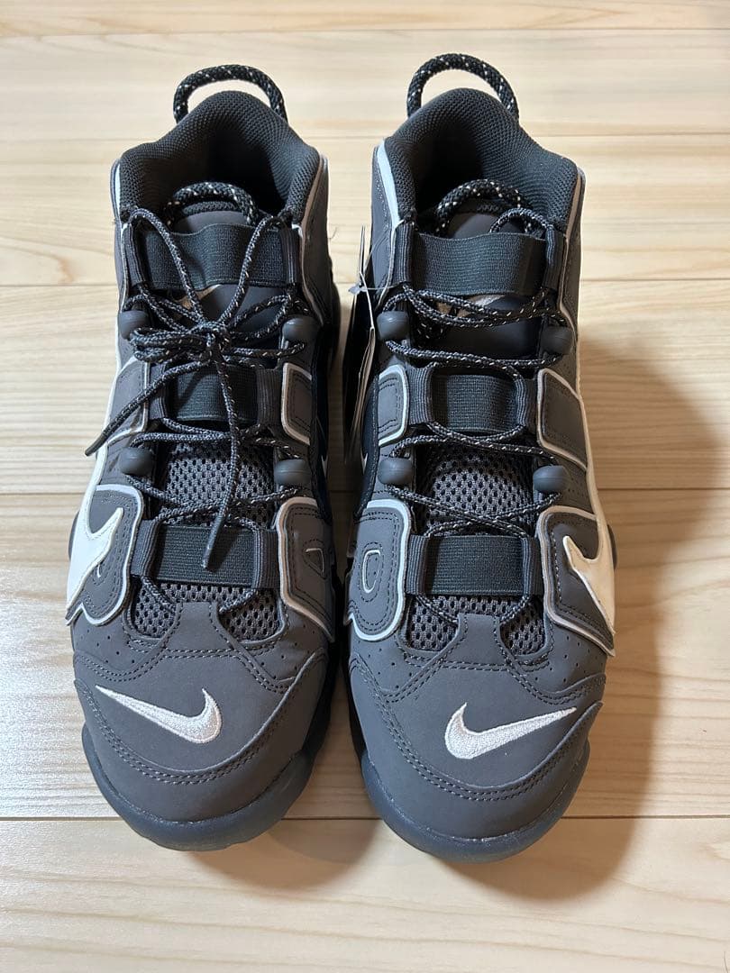 【新品未使用】ナイキ エアモア アップテンポ　IRON GREY
