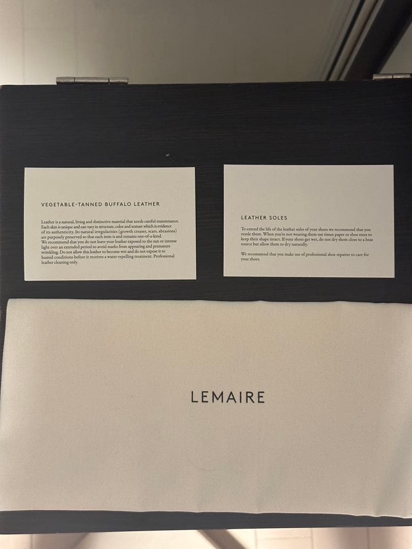靴 Lemaire anatomic derby