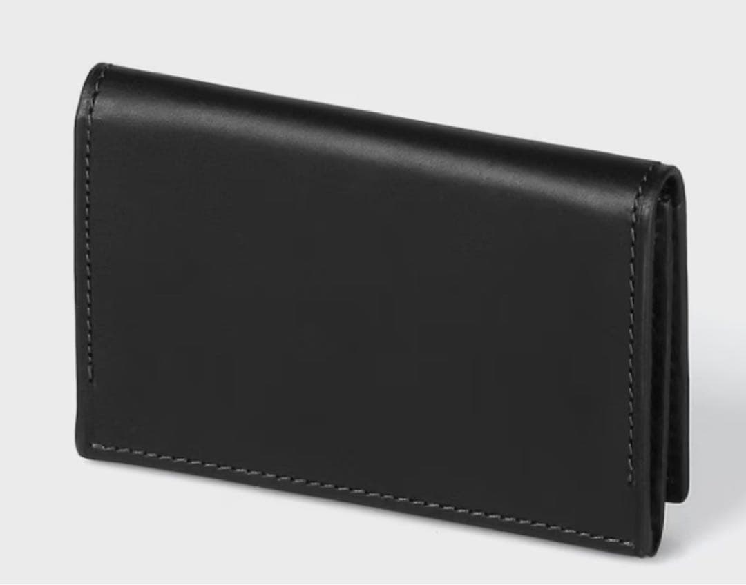 [新品]ポールスミスブラックレザー名刺入れ　外箱有り