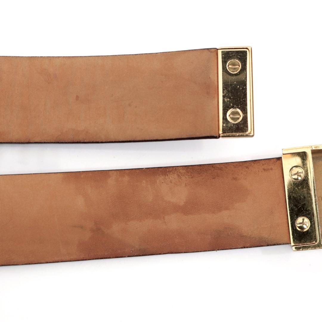 ルイヴィトン ダミエ ベルト 80cm±5 幅3cm 剥離あり 1050