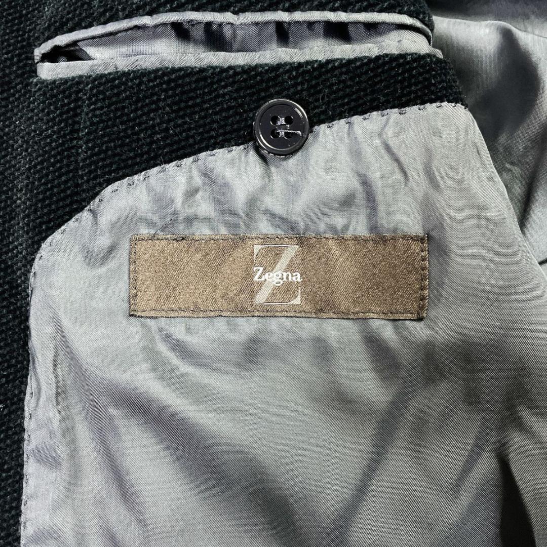 美品 エルメネジルドゼニア テーラードジャケット 総裏 紺 50*KD961