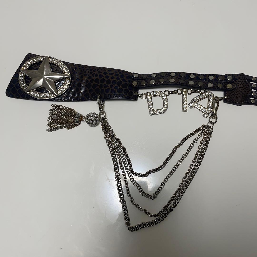 激レア】【即完売】y2k d.i.a. クロコベルト