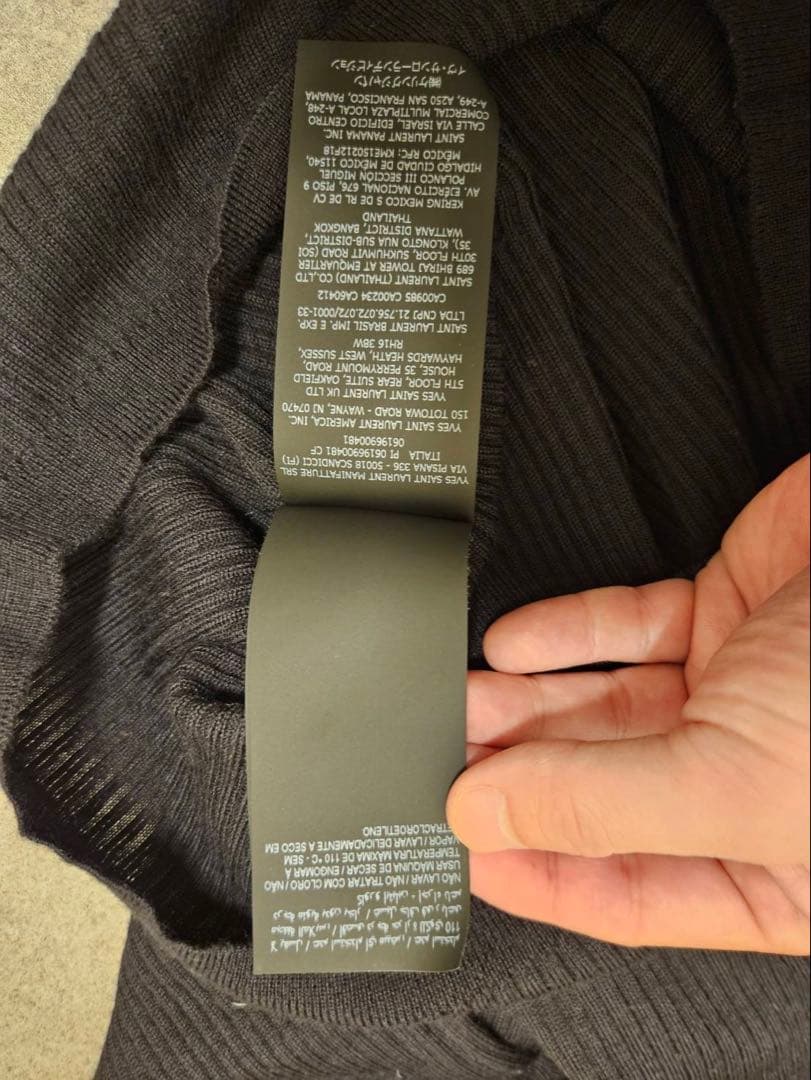 SAINT LAURENT タートルネックニット