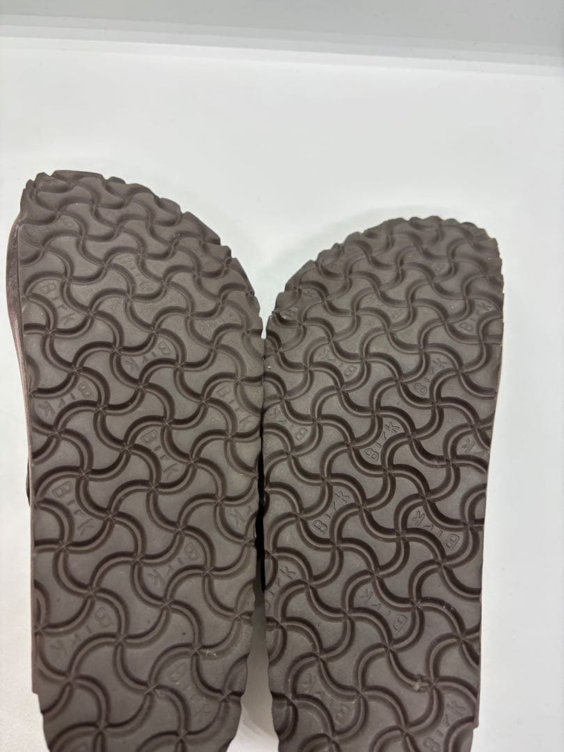 ビルケンシュトックサンダル ボストン ブラウン レザー 茶 26cm 40