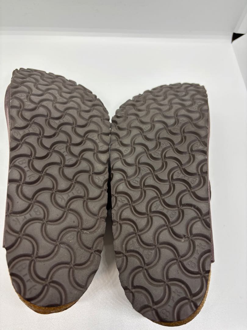 ビルケンシュトックサンダル ボストン ブラウン レザー 茶 26cm 40