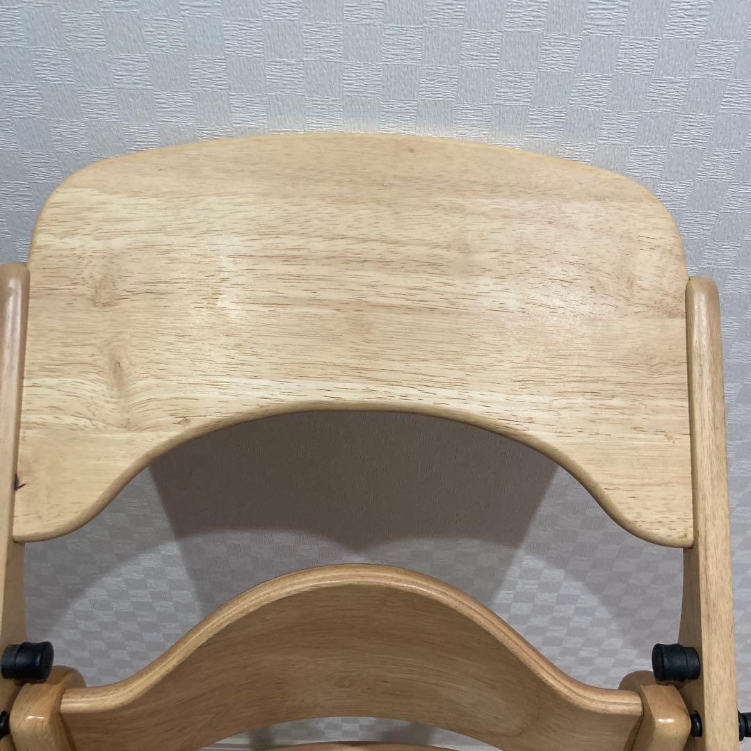 大和屋 すくすくチェアスリムプラス テーブル＆ガード付 ハイチェア ベビーチェア