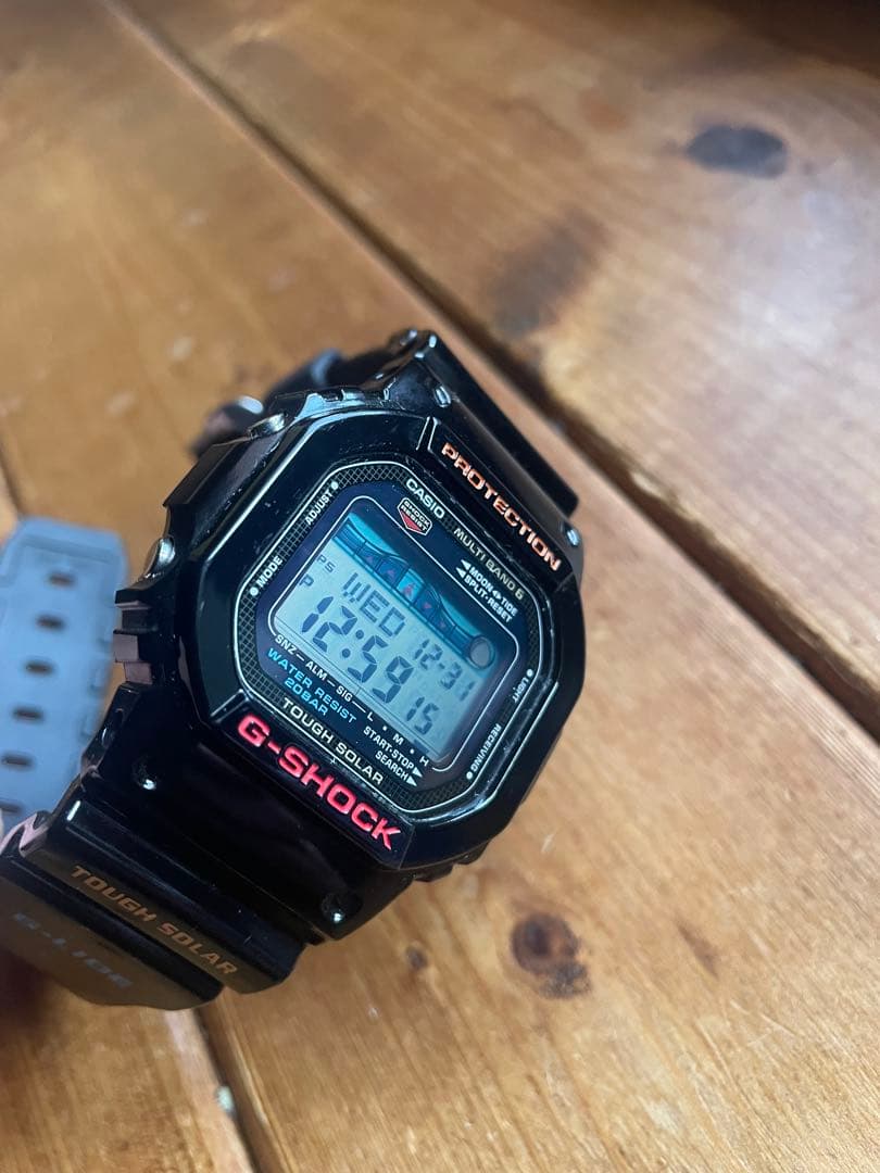 動作良好 G-SHOCK GWX-5600 タフソーラー ブラック