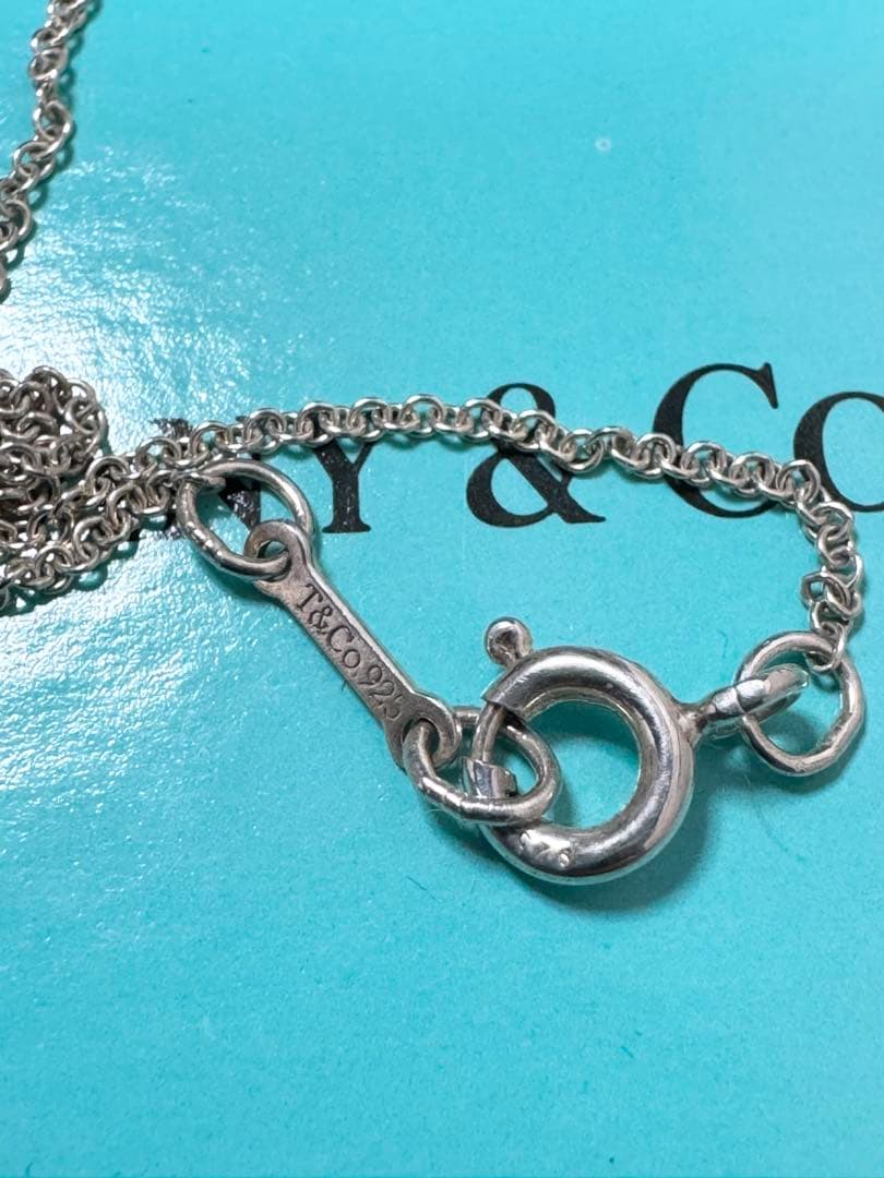 A99 ティファニー ラビングハート １Pダイヤネックレス 925シルバー