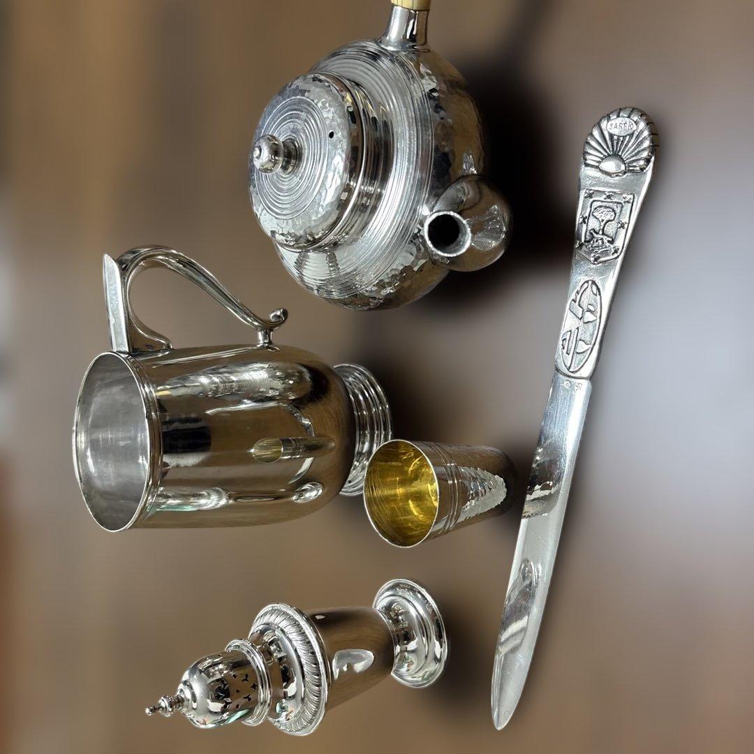 銀製ティーセット 4点セット