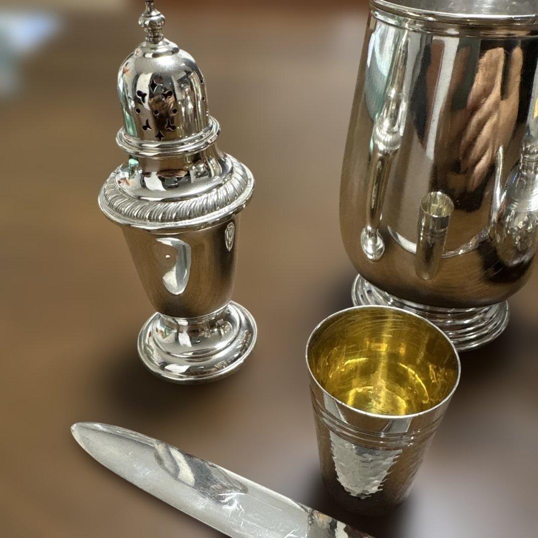 銀製ティーセット 4点セット