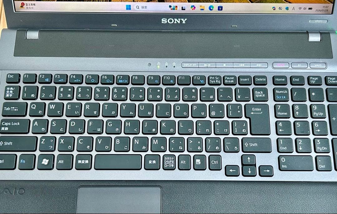 VAIO Corei7 8GB 500GB 新品SSD グラボGT425M