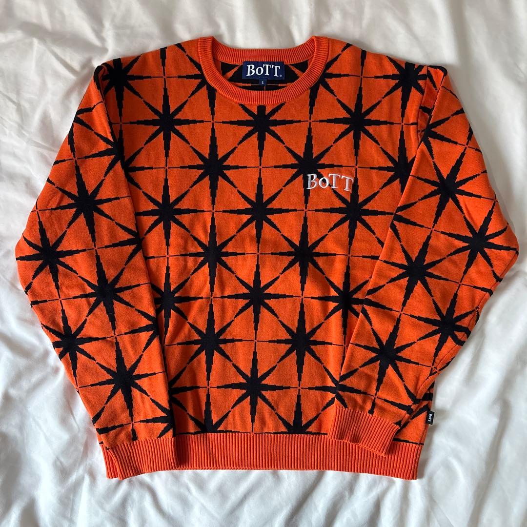 トップス BoTT SPARKLE JACQUARD KNIT SWEATER