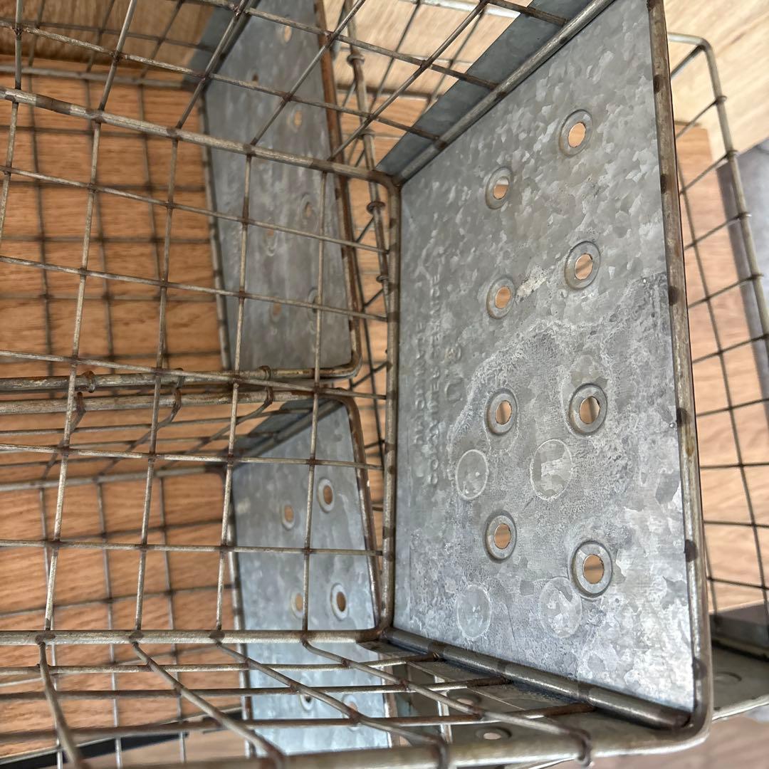 インダストリアル ☆ ワイヤーバスケット カゴ