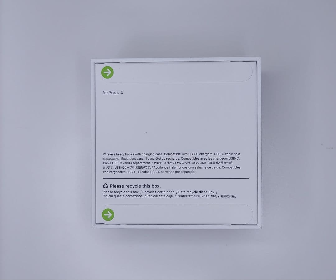 Apple AirPods 4 本体 新品未開封　ノイズキャンセリング非対応