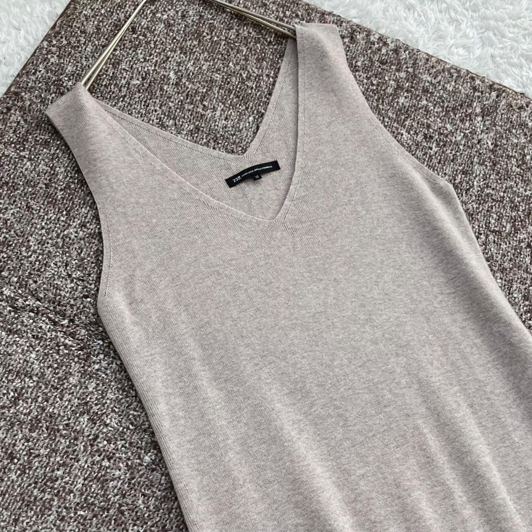 24AW✨極美品✨23区 レイヤードニットツインワンピース 小さいサイズ 洗える