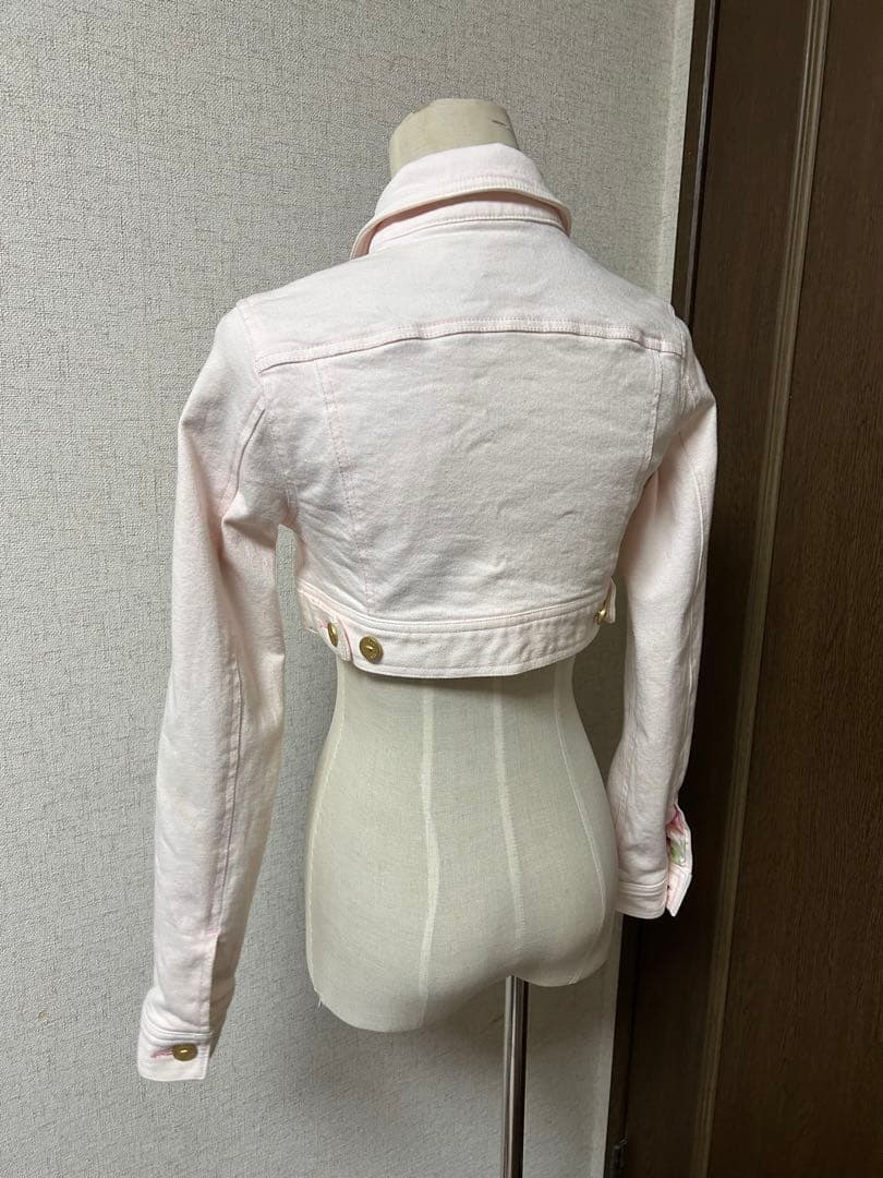 JESUS DIAMANTE バルドーリボン　Gジャン　38 ピンク